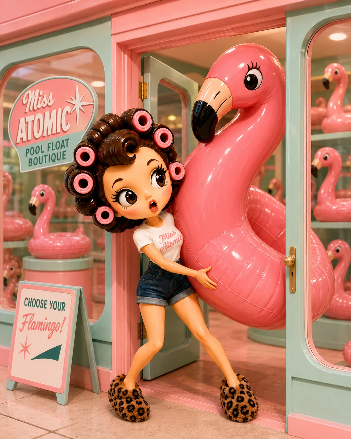 Misteratomic — aperçu de la galerie Miss Atomic, illustration disponible sous licence